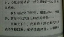 [PK赛]关于感动的作文：感动_550字