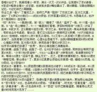 [我和作文征文]修订作文500字引起的干扰