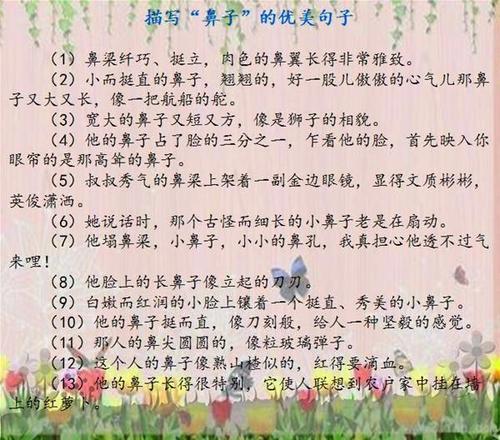 描述人物语言的句子
