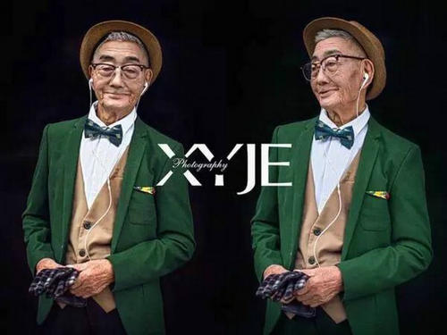 时尚的爷爷_900字