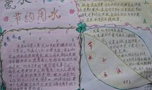 世界水日手抄报：爱水惜水_20字