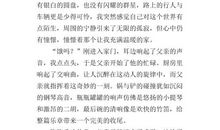 关于父爱的作文：父爱_1200字