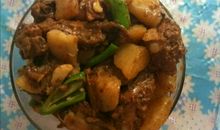 三年级状物作文：土豆炖排骨_250字