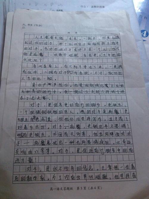 对手组成：竞争对手_650字
