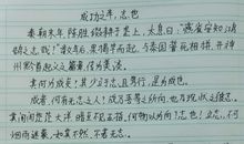 茅盾青少年文学院海选优秀作品：成功之举，志也