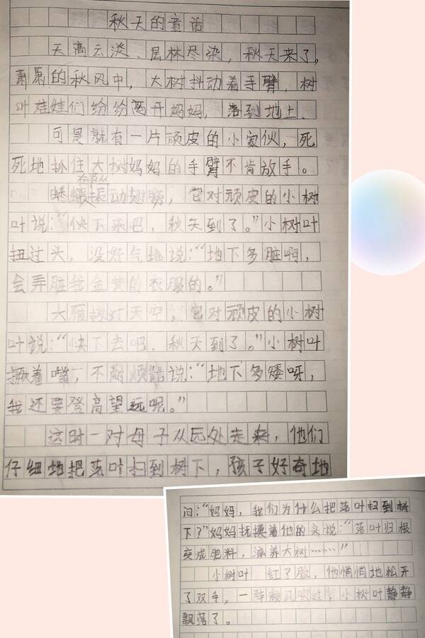 茅盾青年文理学院优秀作品：秋天童话