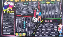 关于春节的黑板报——新年愉快_20字