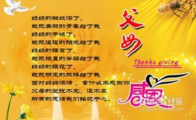 关于感恩节的良好段落和句子：感激父母的好句子_3000个单词