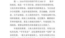 关于过年的作文：过年_800字