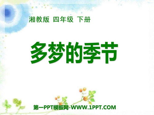 梦想的季节_500字