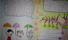 春游手抄报边框