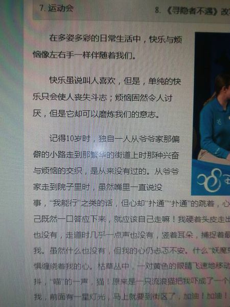 关于幸福的构图：我的幸福与烦恼_550字