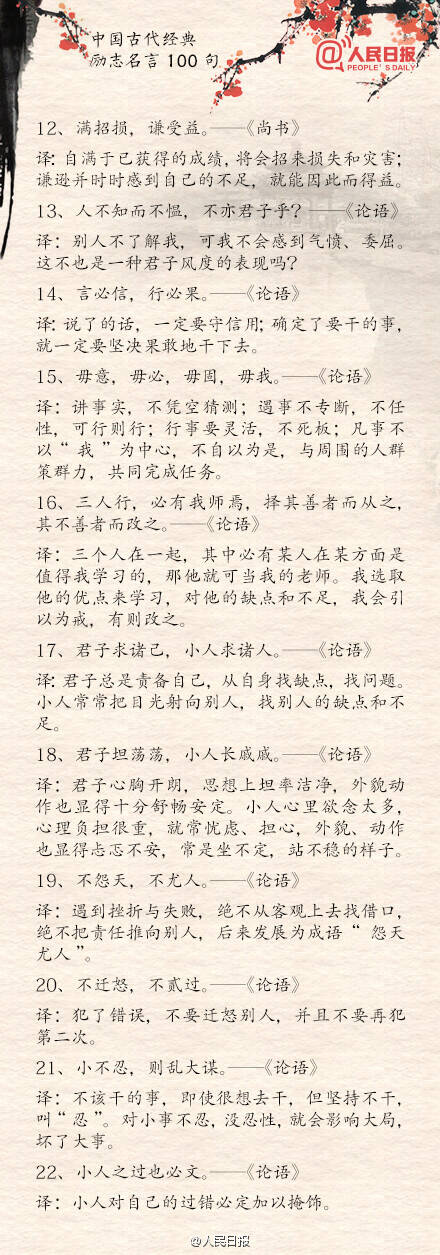 100个经典阅读名言