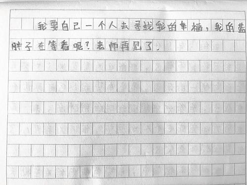 关于毕业的作文：再见，老师An_600字