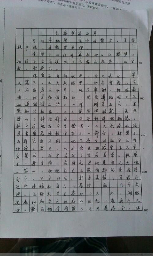 阅读二年级作文后的感受：阅读《红楼梦》后的感受_650字