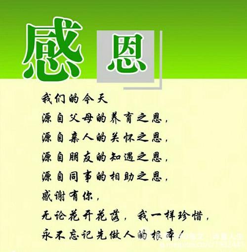 感恩节的好句子：谢谢您的人生800字