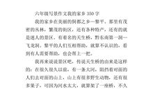 关于四季的作文：我的家乡_600字