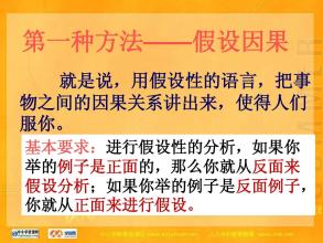 论点和论点集合：谦虚