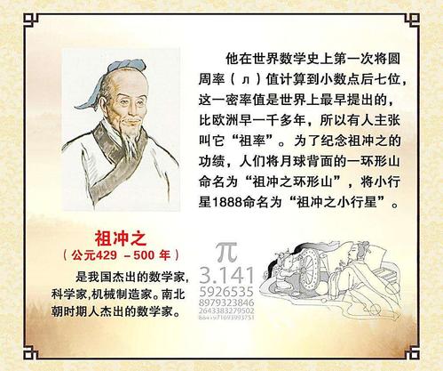 著名数学家故事：祖崇志_750字