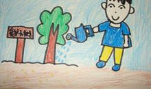 老师带我们去种树_350字