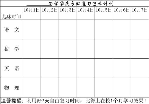 高三寒假计划组成：学习计划_1500字