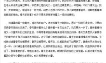 春天的故事_900字