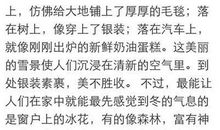 盼望冬天——关于冬天的作文