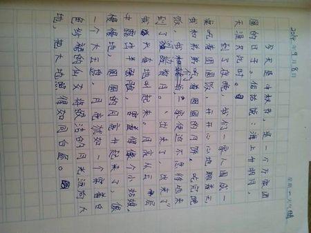 日记（9）_300字