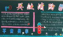 2018年消防教育黑板报（三）