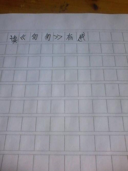 读三年级后：读《快点》后的感想_600字
