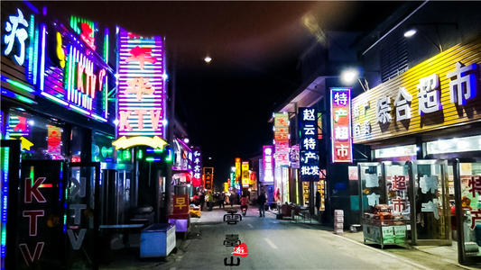 美丽的商业步行街_500字