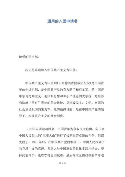 普通大学申请表（4）