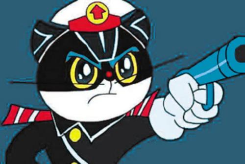 黑猫警长抓坏人（王浩轩）_400字