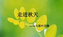 走进秋天_650字