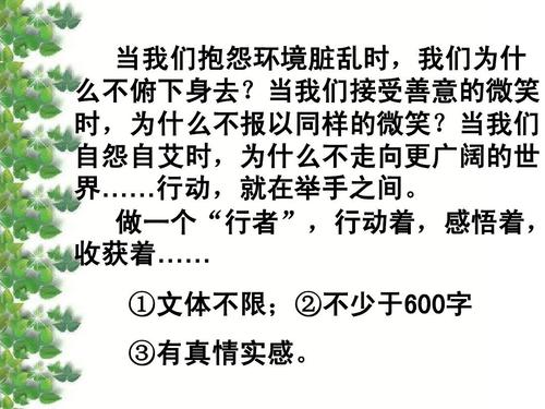 成为“行者” _900字