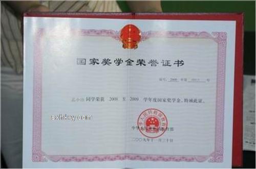 赢得国家励志奖学金的范文样本