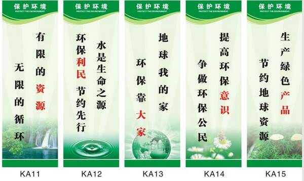 24个环保口号