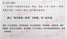 2009年中考作文指导与训练一：17种基本句子