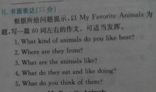 六年级英语作文：My favorite animals_500字