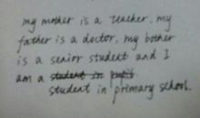 六年级英语作文：My family_350字