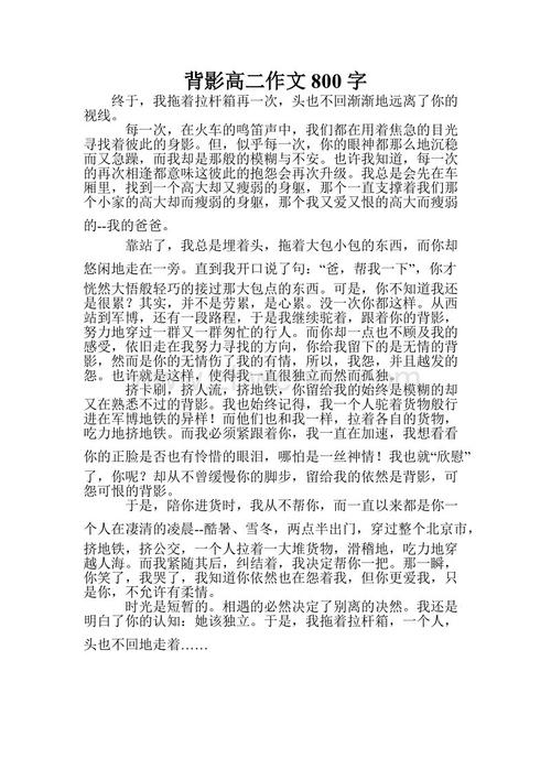 高二写作构成：Rain_Rain_1000字眼