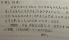 07重庆中考作文题：话题作文“翅膀”_300字