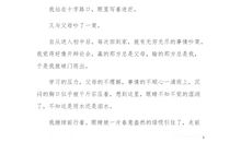 08中考满分作文《你，来到我们中间》_600字