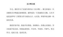 《丑小鸭》读后感_700字