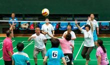 女排姑娘精神抖擞_500字