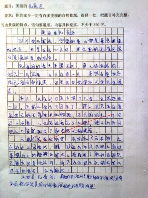 五年级期中考试作文：期中考试作文1_600字
