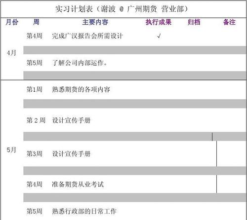 如何为实习计划撰写示例论文（1）