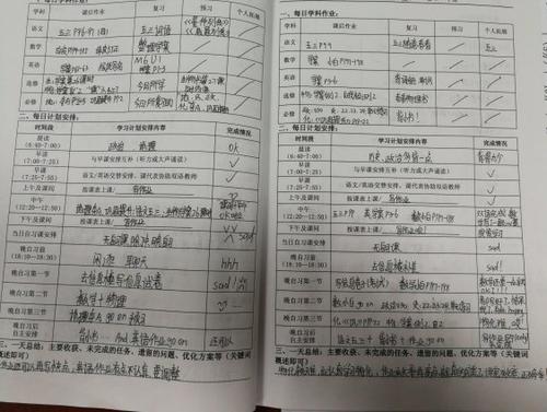 高中学生学习计划模板参考