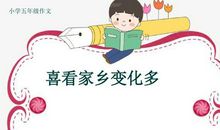 家乡的变化_600字