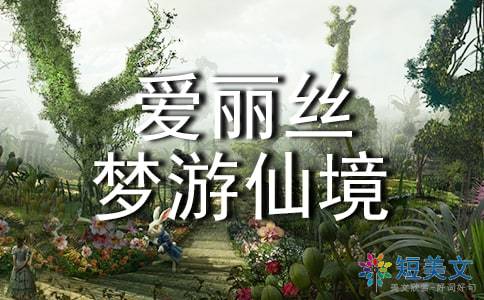 [2013夏季随笔]关于“爱丽丝梦游仙境”的思考_500字